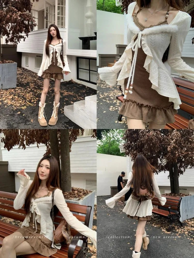 Retro Slim Fit Camisole Dress