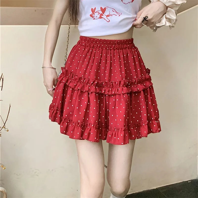 Mini Skirts Balletcore Elastic