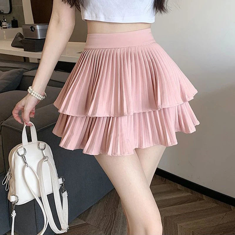Mini Skirts Balletcore Elastic