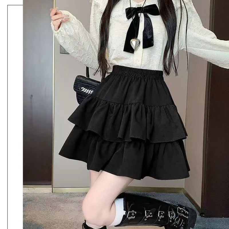 Mini Skirts Balletcore Elastic