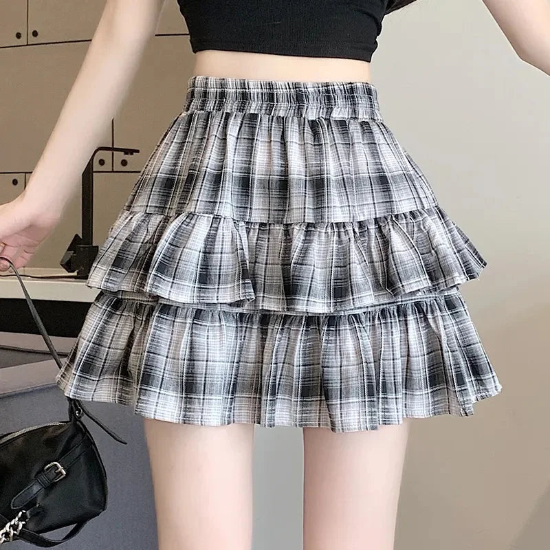 Mini Skirts Balletcore Elastic