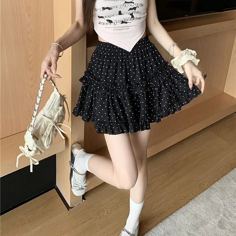 Mini Skirts Balletcore Elastic