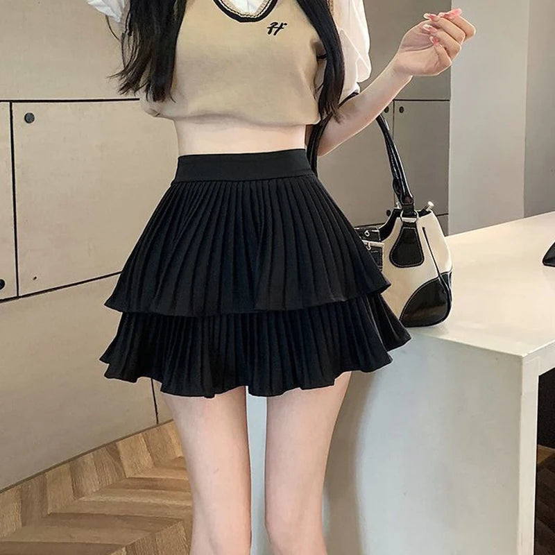 Mini Skirts Balletcore Elastic