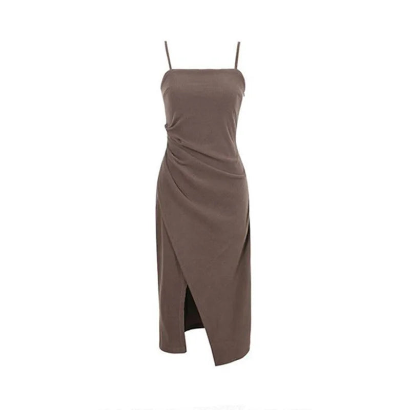Clothing Paired with Chiffon Sunscreen Shirt and Suspender Dress Two-piece Set