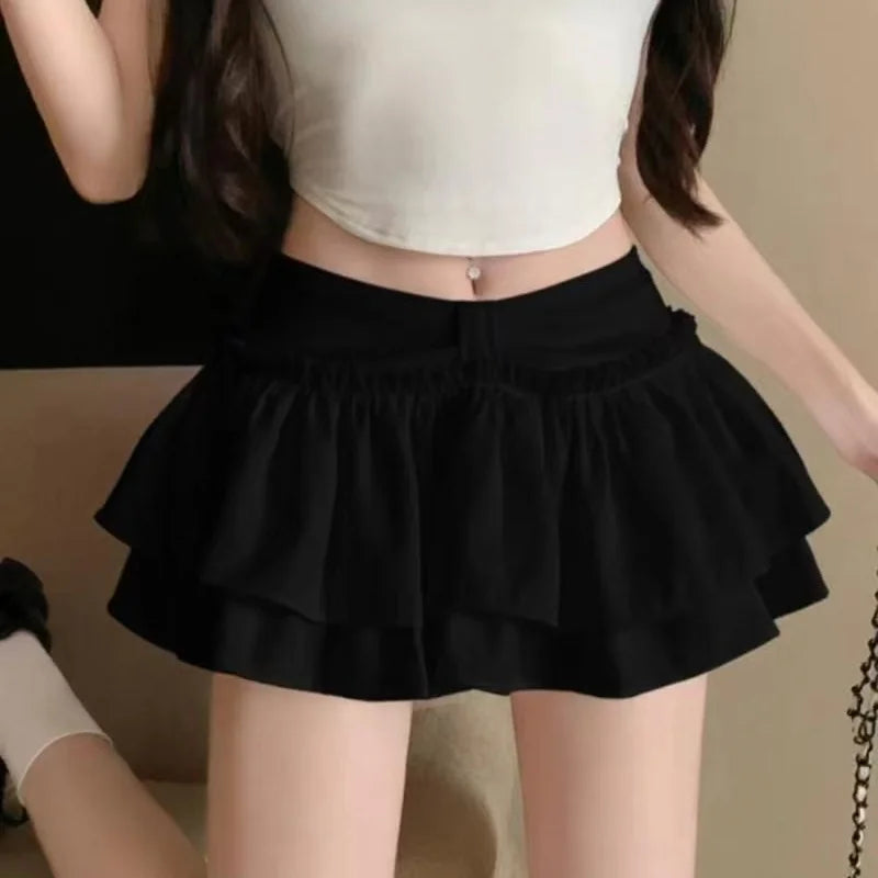 Mini Skirts Balletcore Elastic