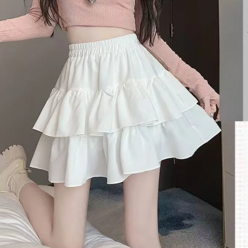 Mini Skirts Balletcore Elastic