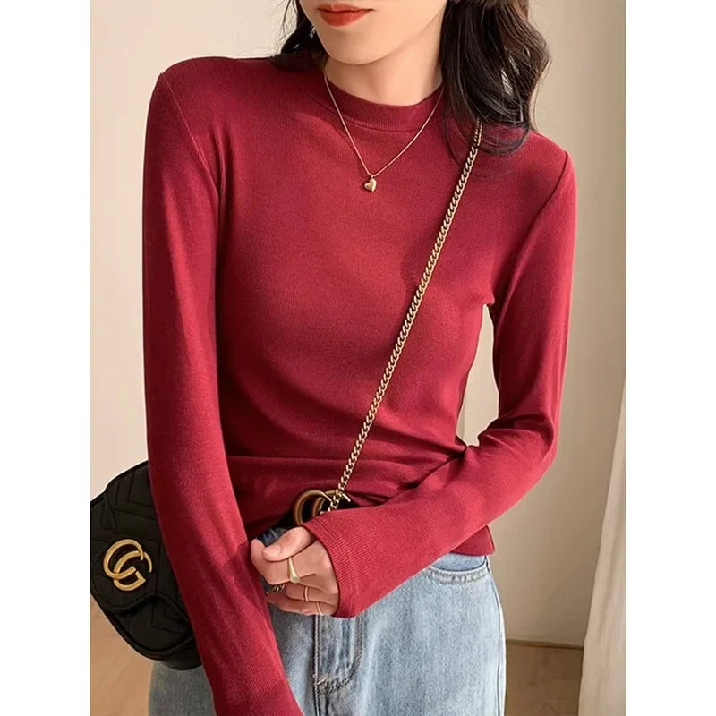 Long Sleeve T-Shirt Inner Base Layer Top