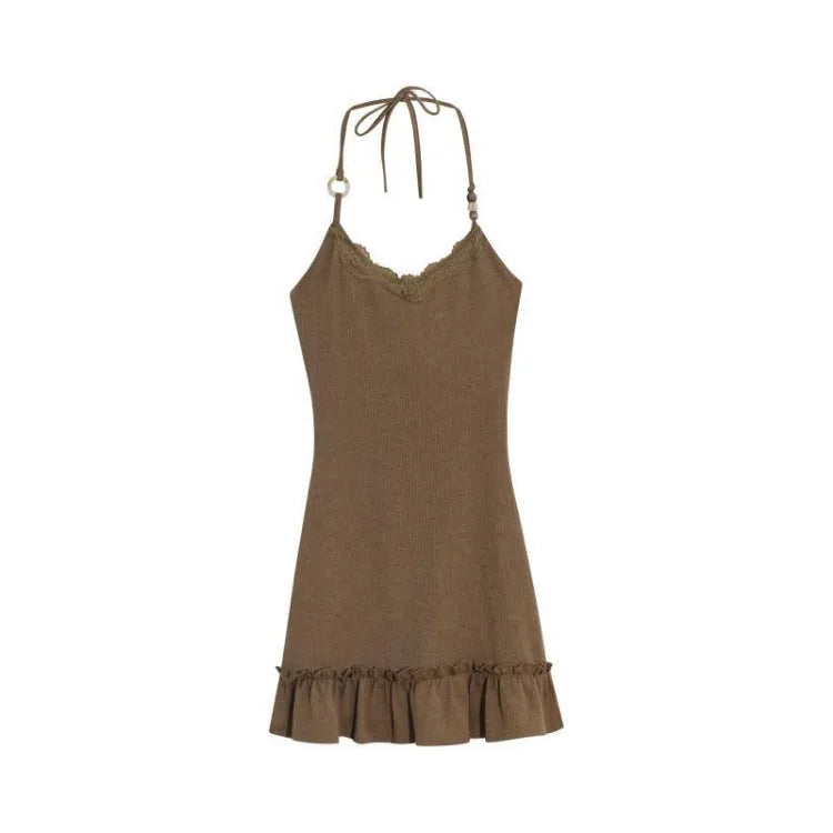 Retro Slim Fit Camisole Dress