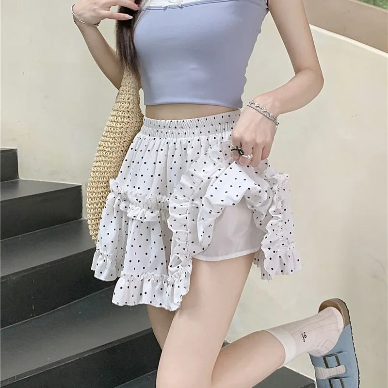 Mini Skirts Balletcore Elastic