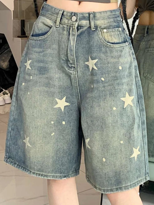 Old Star Loose Denim Pants