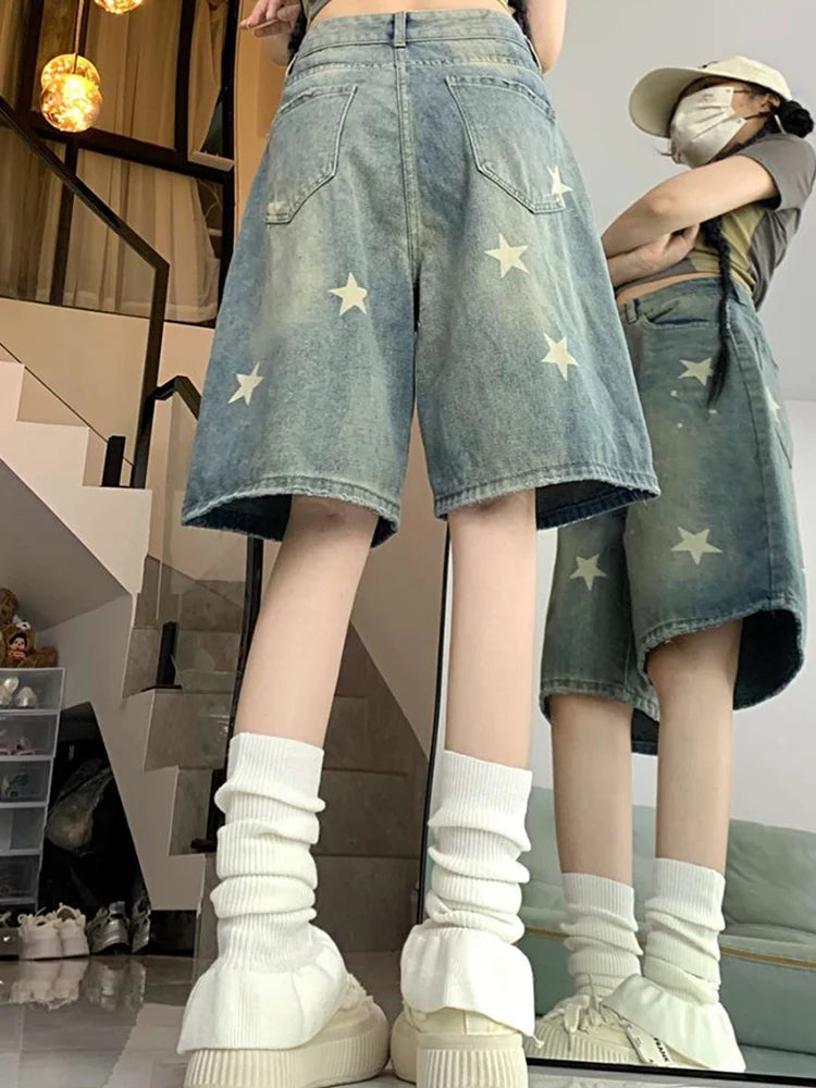 Old Star Loose Denim Pants