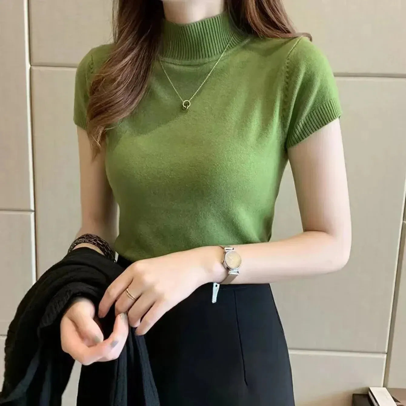 Lagon High Neck T-Shirt