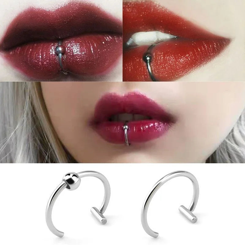 Fake Lip Ring