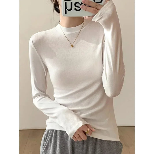 Women's Long Sleeve T-Shirt Inner Base Layer Top