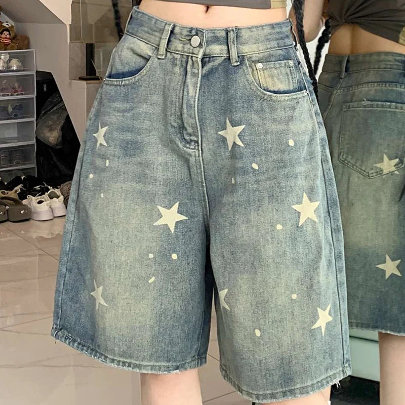 Old Star Loose Denim Pants